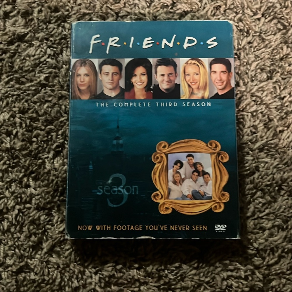 Friends Season 3 DVD Set Of 4 Disks